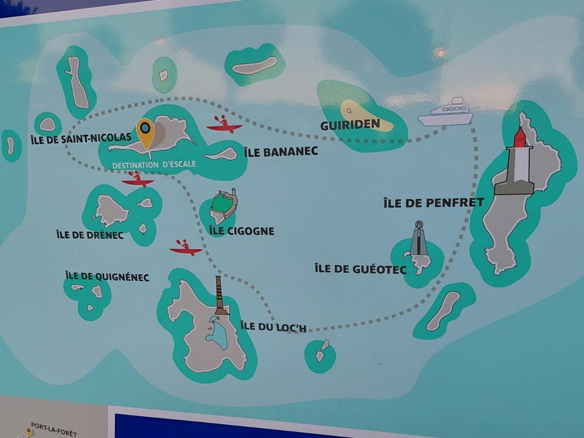 Studio Lumineux Proche Port & Plages Benodet Luaran gambar